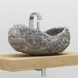 Stone sink bathroom